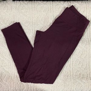 maroon Aerie chill leggings size large
